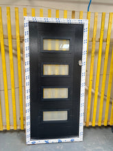 Load image into Gallery viewer, CD278 - Black "Monza Oakmont" Composite Door 1005mm X 2100mm - UPVC Warehouse