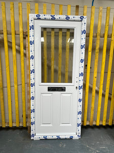 CD275 - White "Carlton" Composite Door 885mm X 2060mm - UPVC Warehouse