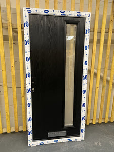 CD292 - Black "Newthorpe" Composite Door 930mm X 2020mm - UPVC Warehouse