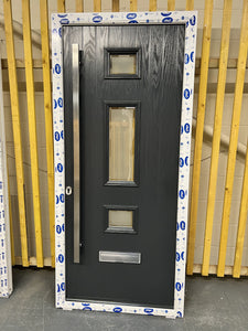 CD297 - Anthracite Grey "Bridgford" Composite Door 950mm X 2090mm - UPVC Warehouse