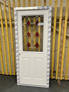 CD298 - White "Carlton" Composite Door 890mm X 2055mm - UPVC Warehouse