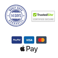 Examples of our secure payment methods and return policy, to give our custoemrs the security of buying from a recommended retailer such as UPVC Warehouse