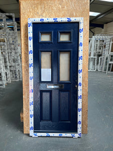 CD254 - Blue "Sherwood" Composite Door 950mm X 2100mm - UPVC Warehouse